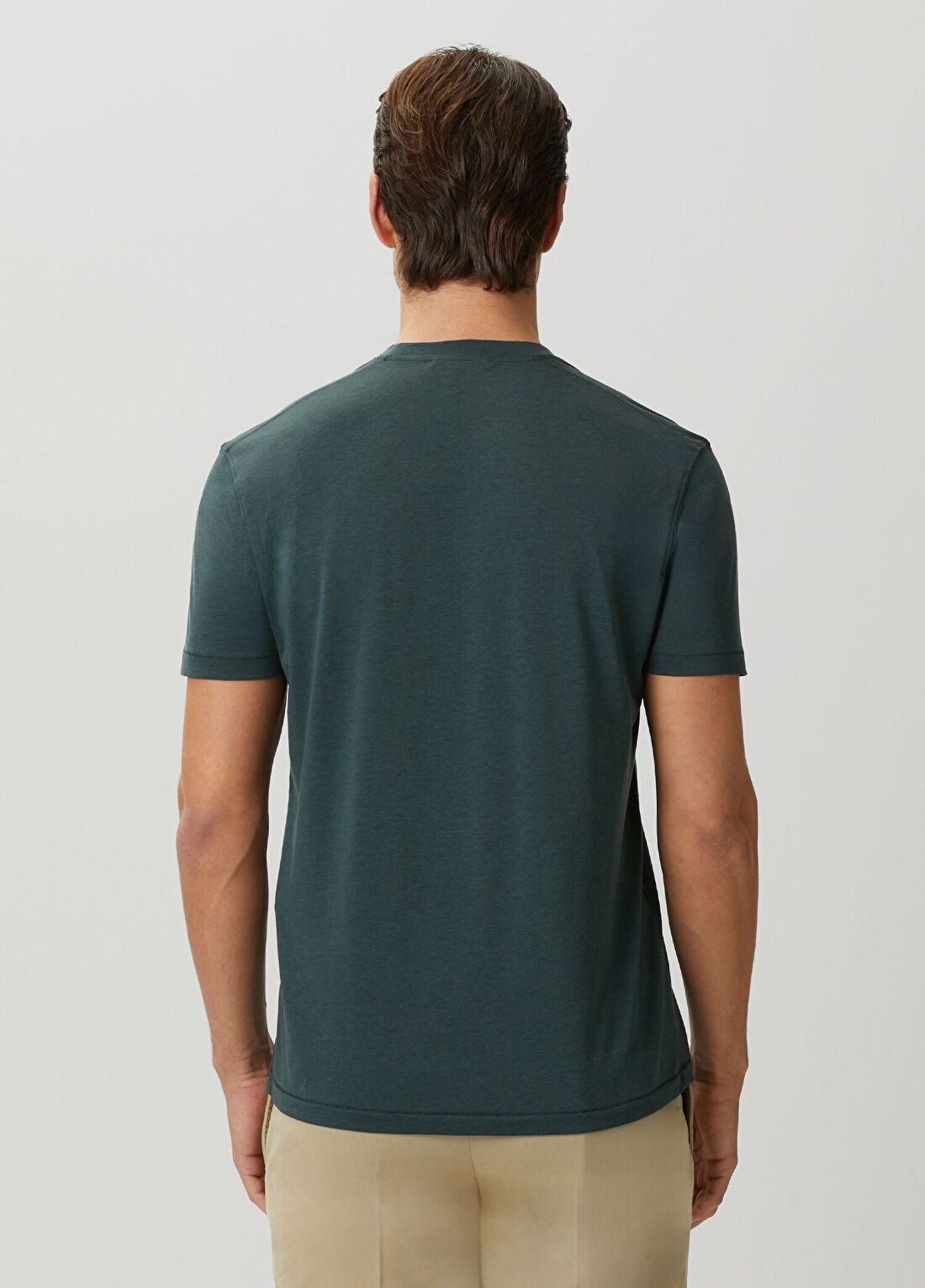 Tom Ford Açık Yeşil Basic T-shirt görsel 4