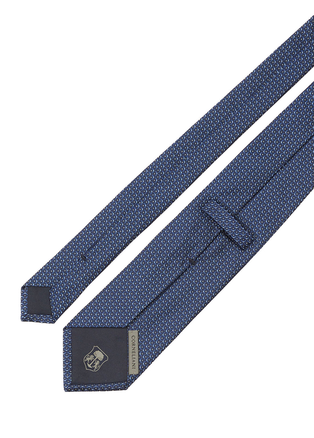 Corneliani Lacivert İpek Kravat görsel 2