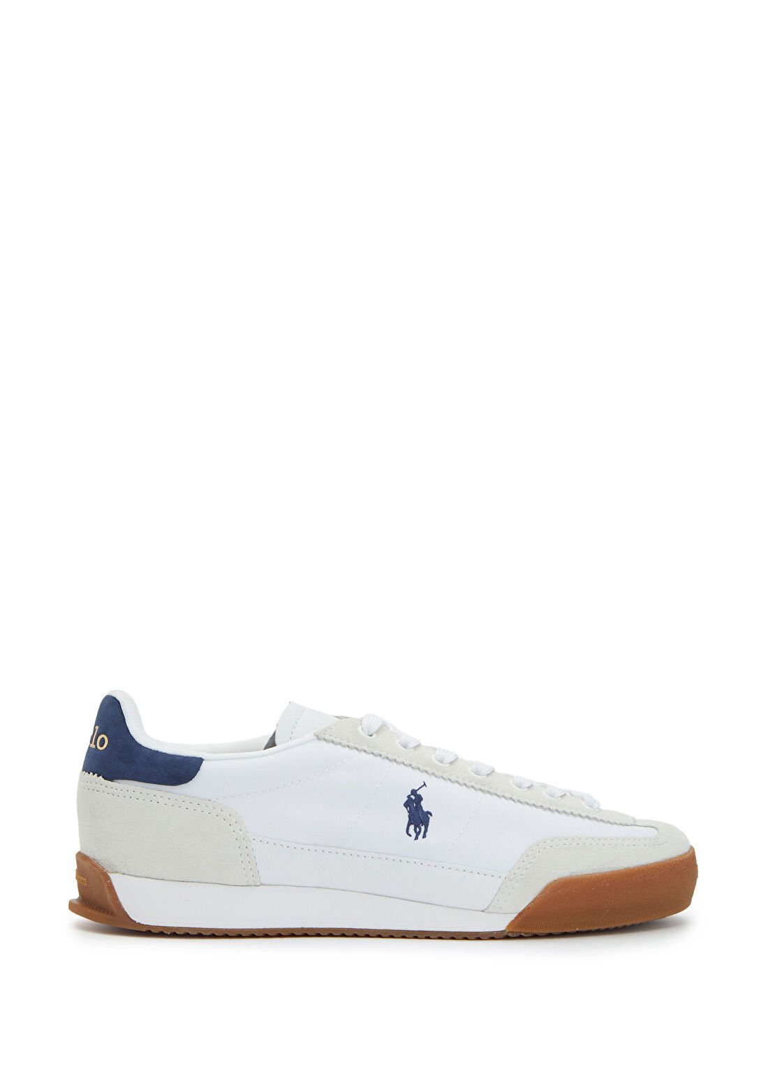 Polo Ralph Lauren Hester Lacivert Beyaz Kadın Deri Sneaker