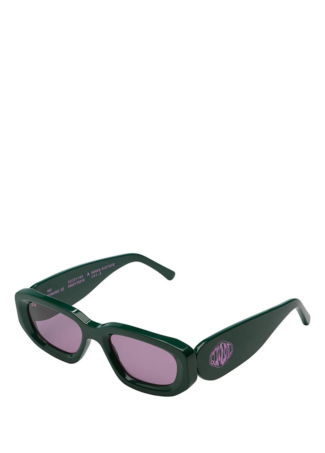 Komono Rex Green Splash Asetat Unisex Güneş Gözlüğü görsel 2