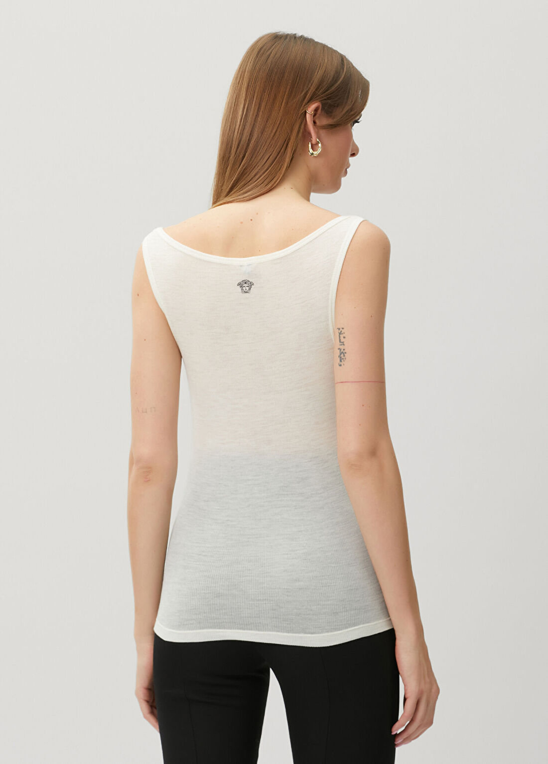 Versace Krem Yün Atlet görsel 4
