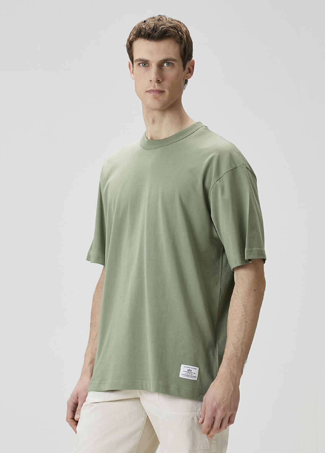 Alpha Industries Yeşil T-shirt görsel 3