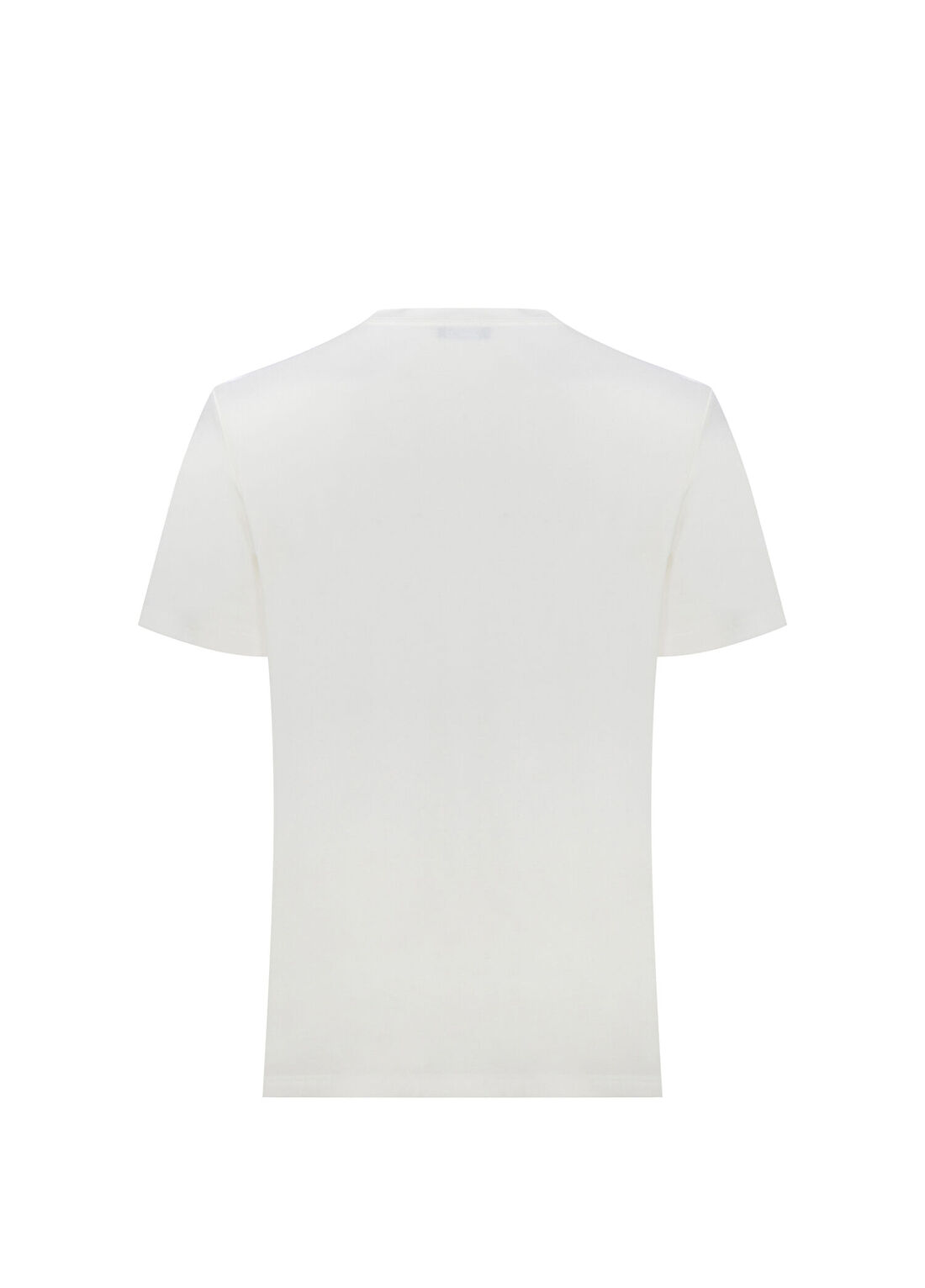 The B Seta Beyaz Kısa Kollu Erkek T-shirt görsel 2