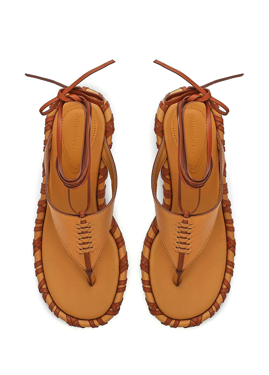 Zimmermann Alchemy Taba Kadın Deri Sandalet görsel 3