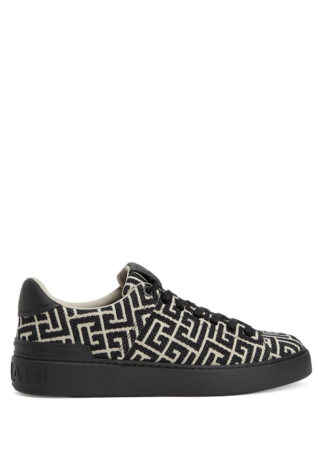 Balmain B-Court Siyah Beyaz Erkek Sneaker