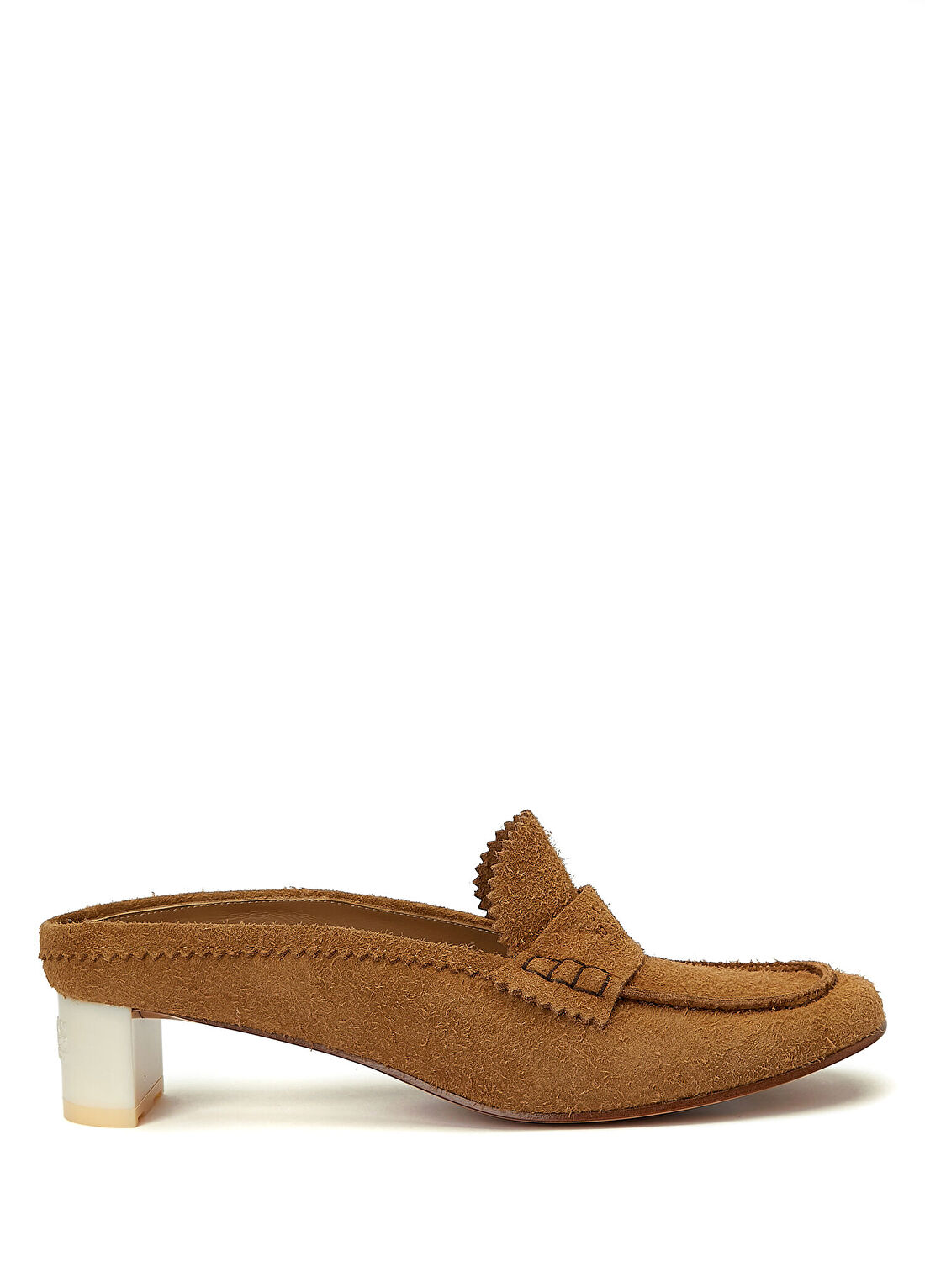 MM6 Maison Margiela Taba Kadın Süet Terlik