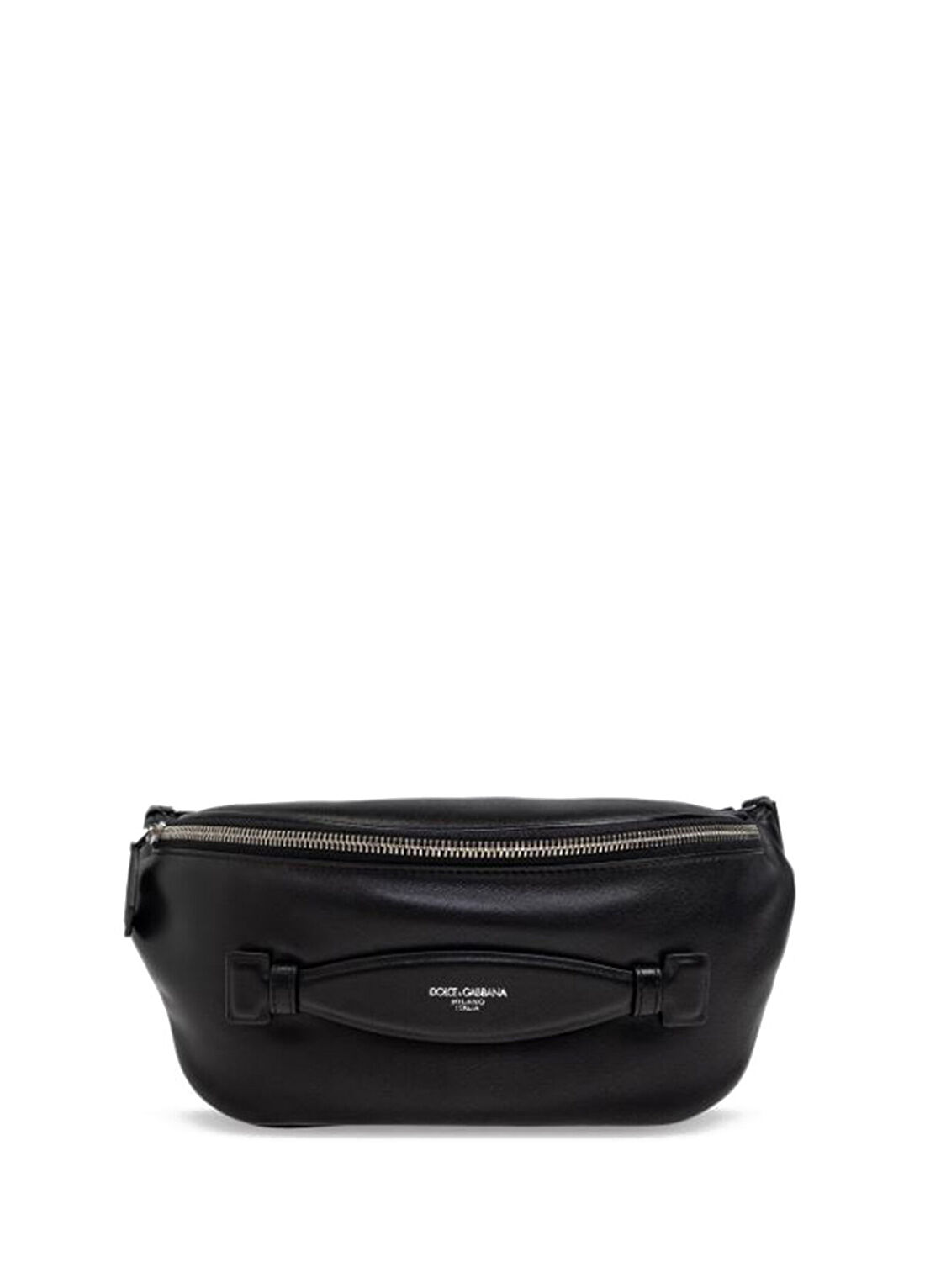 Dolce&Gabbana Siyah Erkek Deri Bel Çantası
