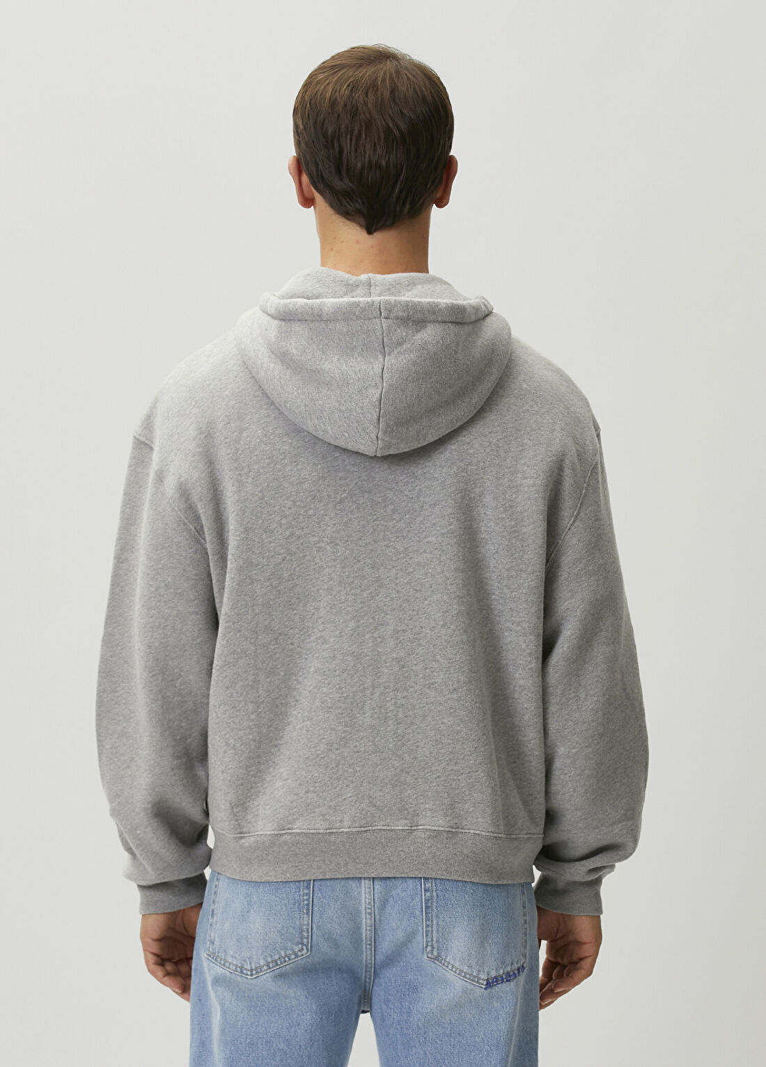 Axel Arigato Rhys Gri Kapüşonlu Oversized Sweatshirt görsel 4
