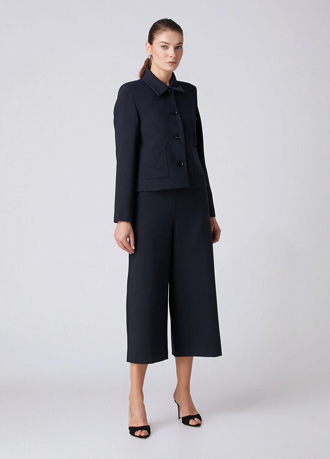Beymen Collection Lacivert Bermuda Form Pantolon
