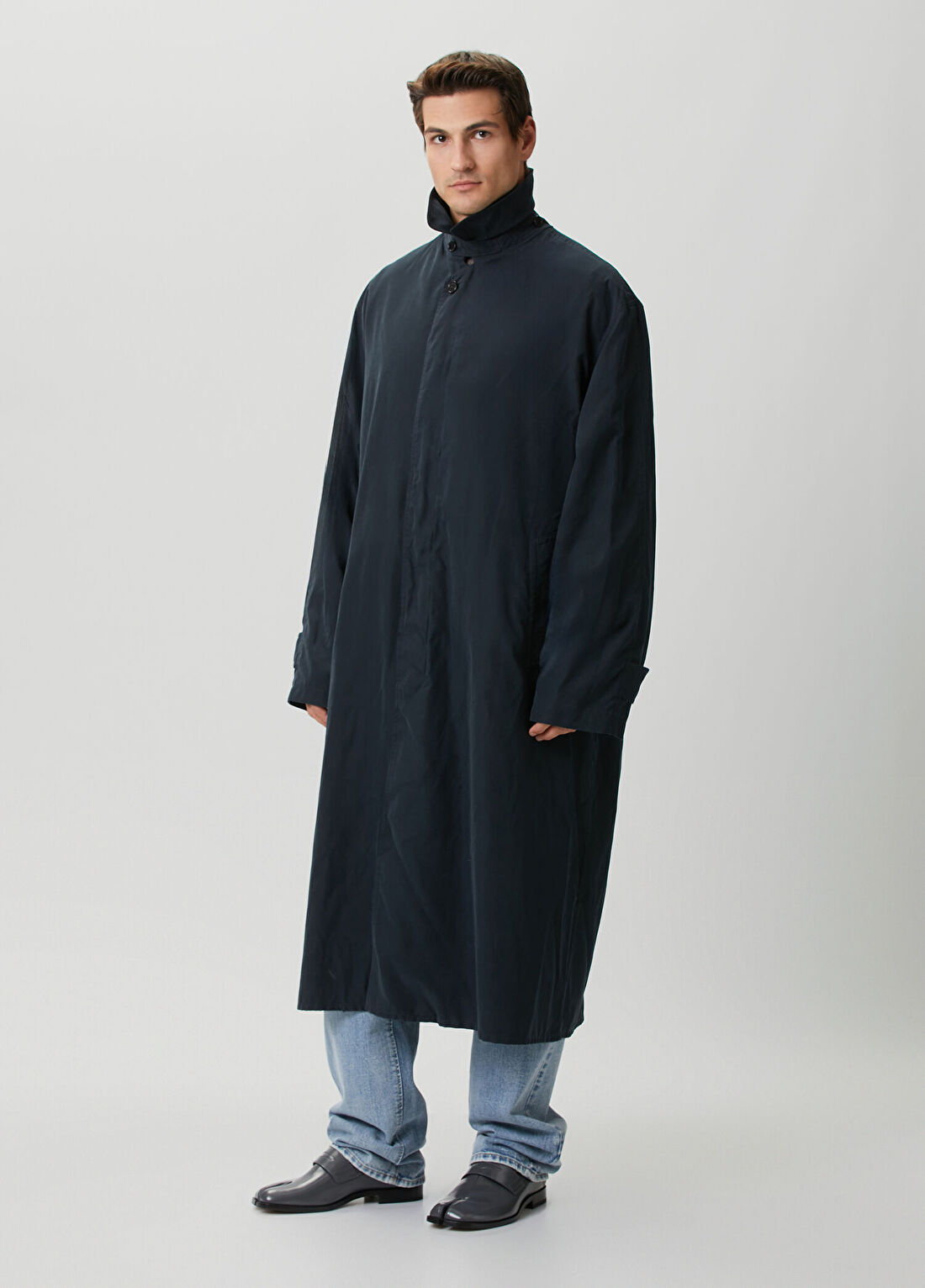 Maison Margiela Lacivert Pardösü görsel 3