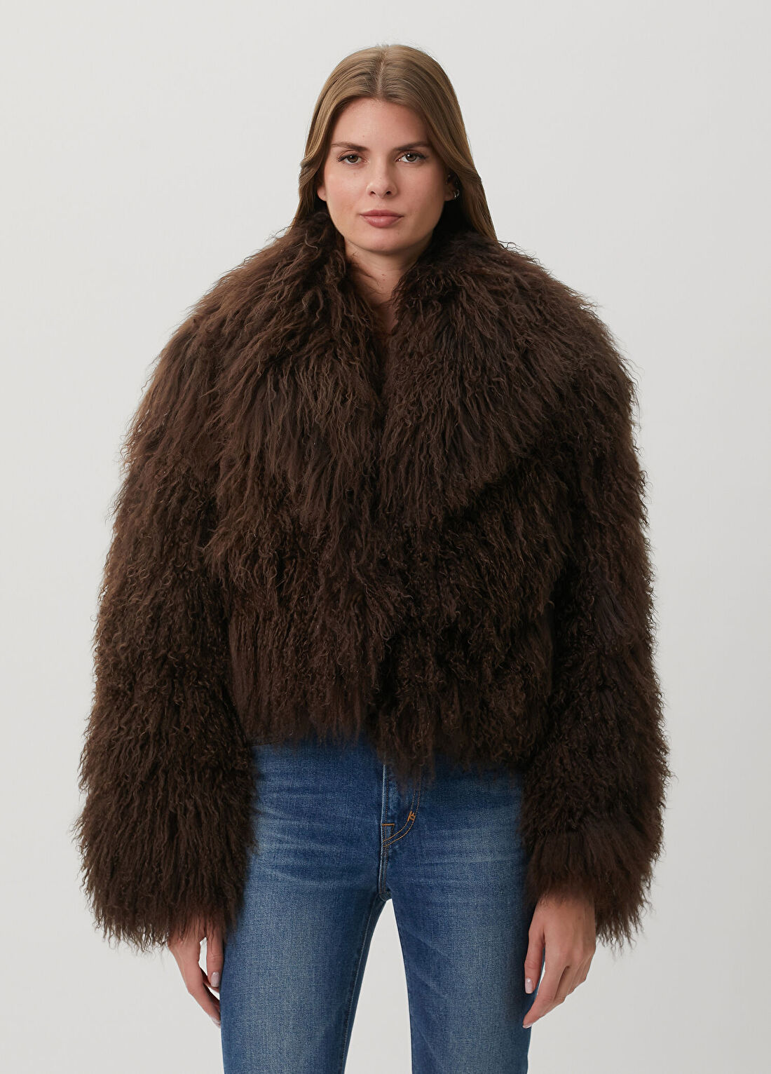Lol Isabeli Kahverengi Shearling Ceket