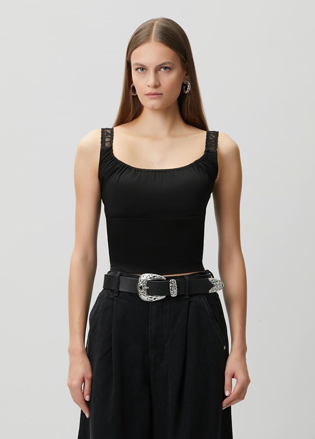 AllSaints Celena Siyah Atlet