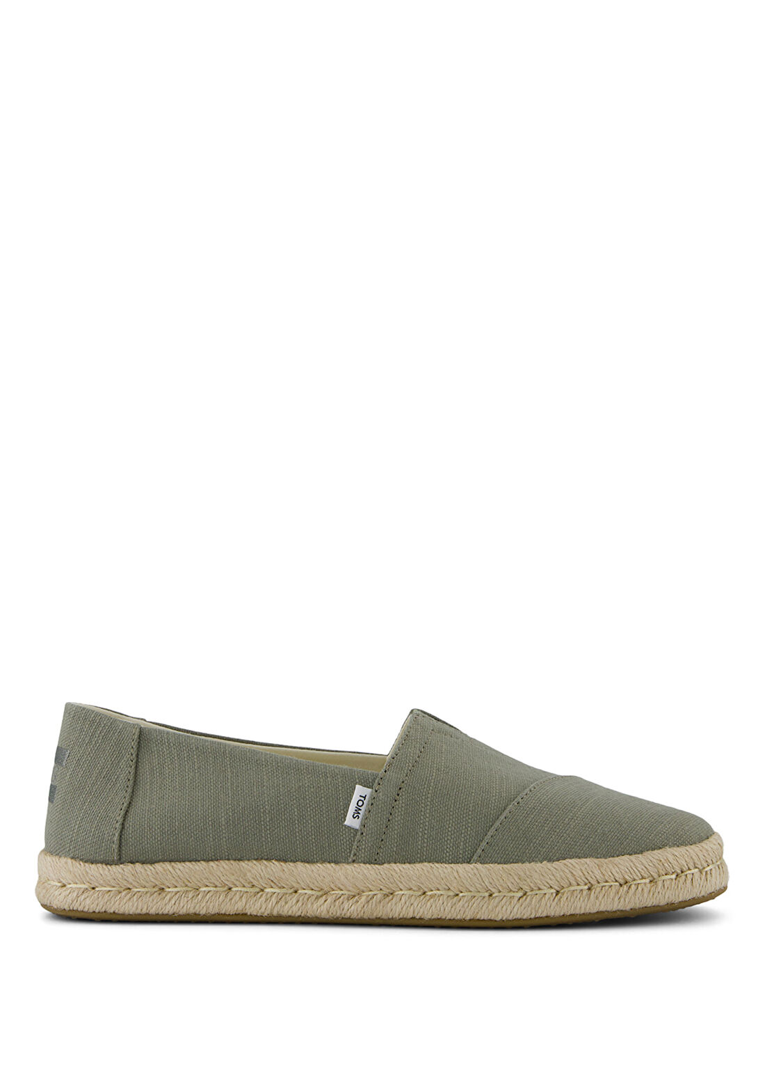 Toms Alpargata Rope 2.0 Recycled Cotton Slubby Woven Gri Kadın Espadril Ayakkabı