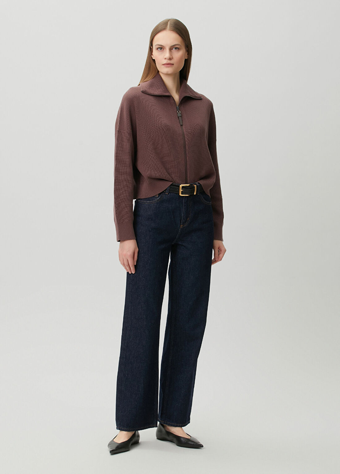 Brunello Cucinelli Mürdüm Hırka görsel 2