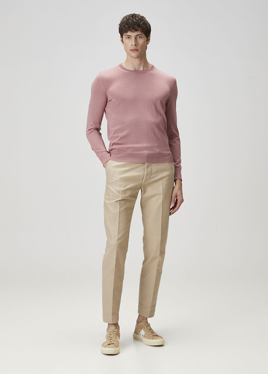 Tom Ford Koyu Pembe Kaşmir Kazak görsel 2