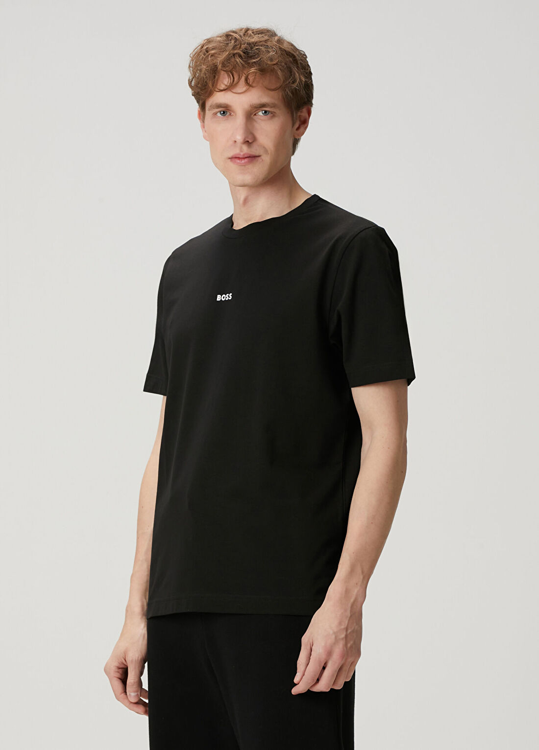 Boss TChup Siyah T-shirt görsel 3