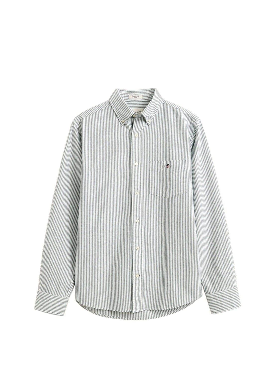 Gant Yeşil Düğmeli Yaka Regular Fit Erkek Oxford Gömlek
