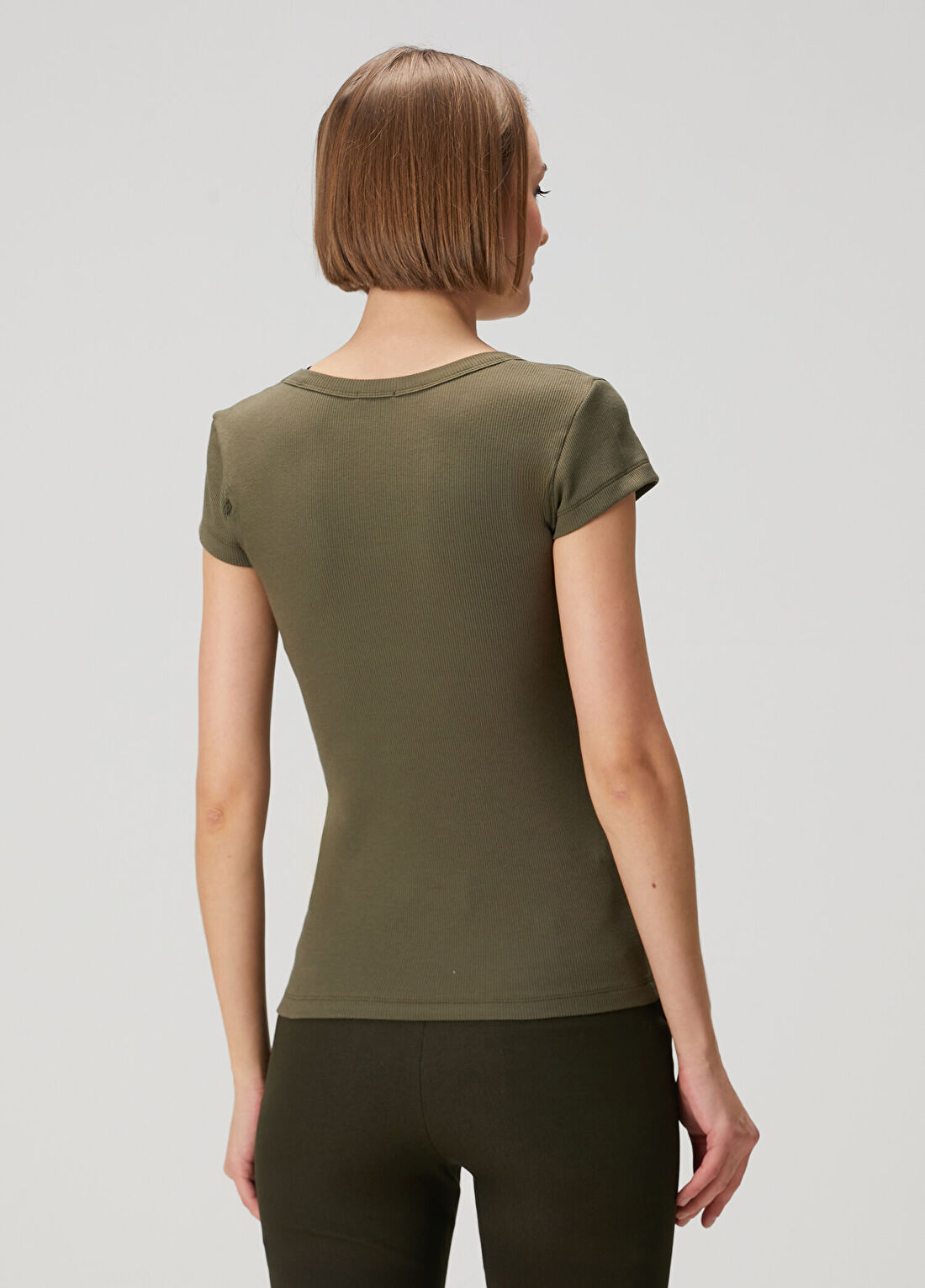 Joseph Saba Haki T-shirt görsel 4