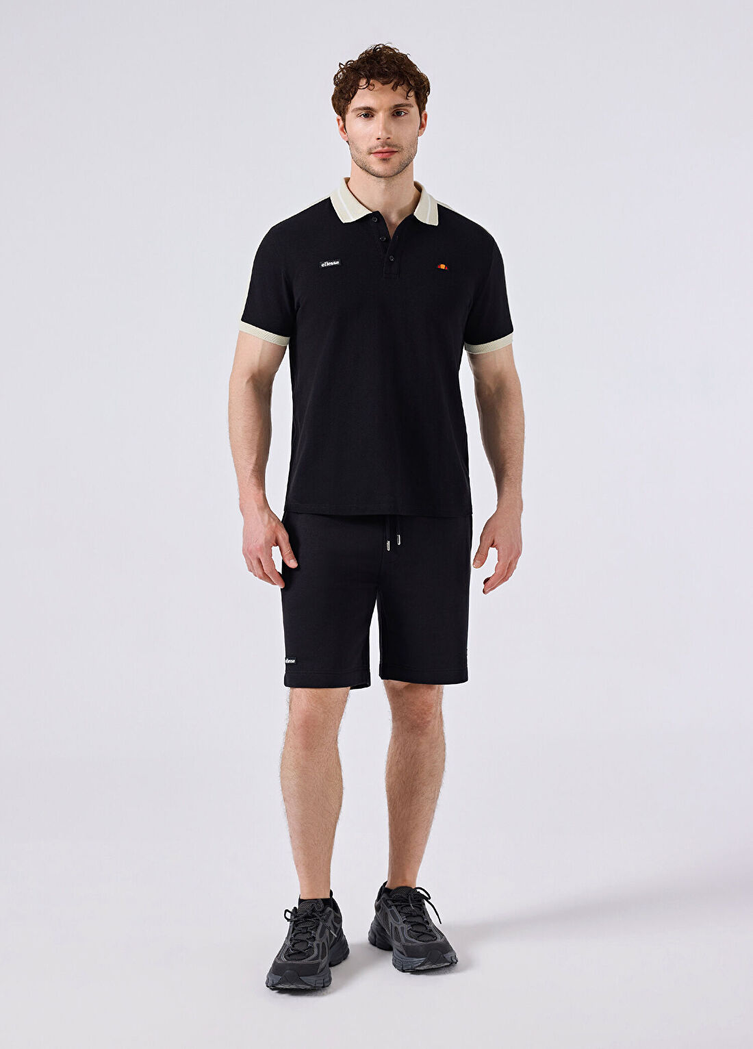 Ellesse Siyah Pamuklu Erkek Şort 6SM4007-BK