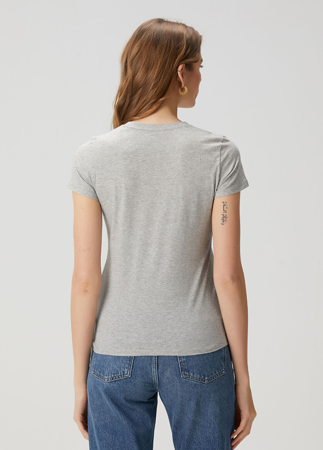 Vince Gri T-shirt görsel 4