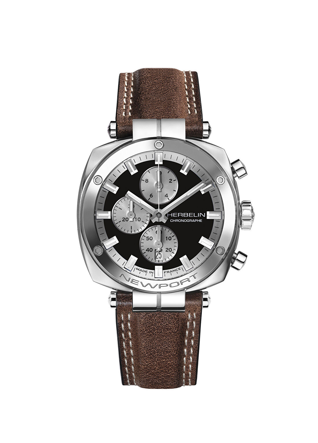 Herbelin Newport Heritage Chrono 35664AP24BR Çelik Erkek Kol Saati