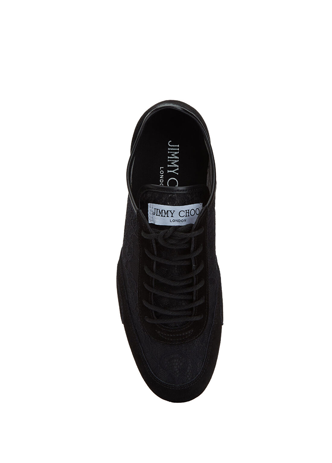 Jimmy Choo Sunny Siyah Kadın Süet Sneaker görsel 4