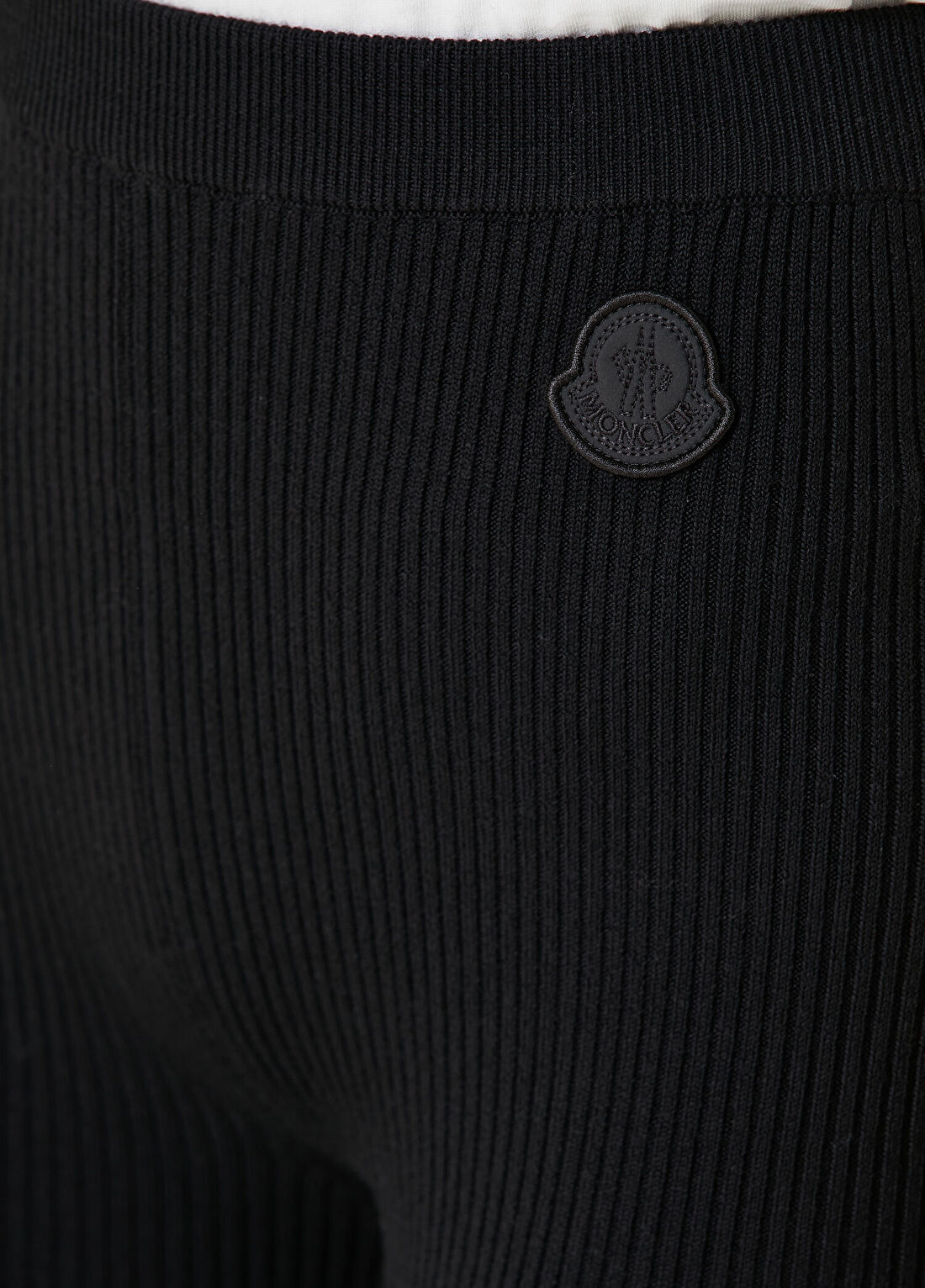 Moncler Siyah Logo Detaylı Tayt görsel 4