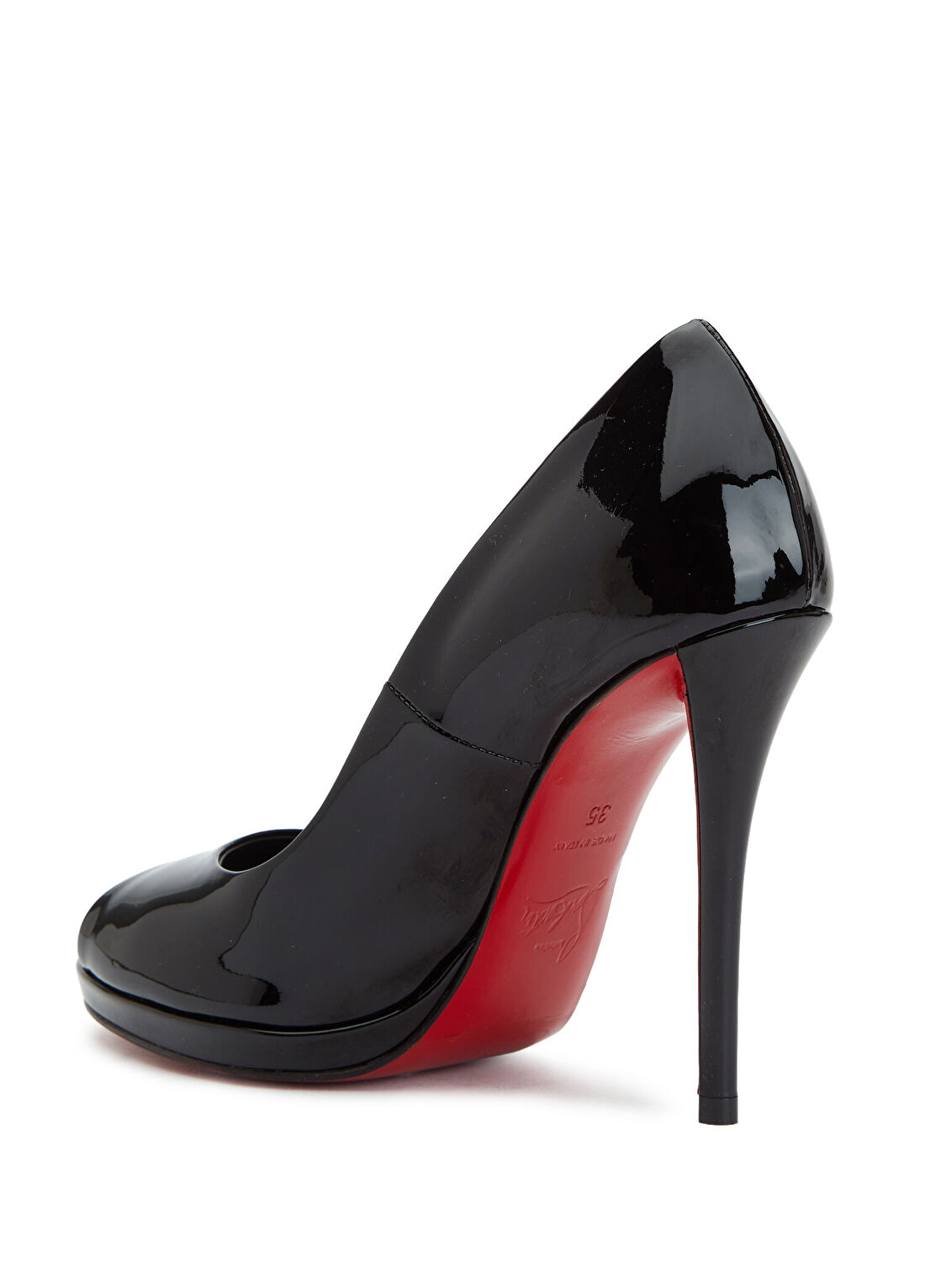 Christian Louboutin Lady Z Siyah Deri Topuklu Ayakkabı görsel 3