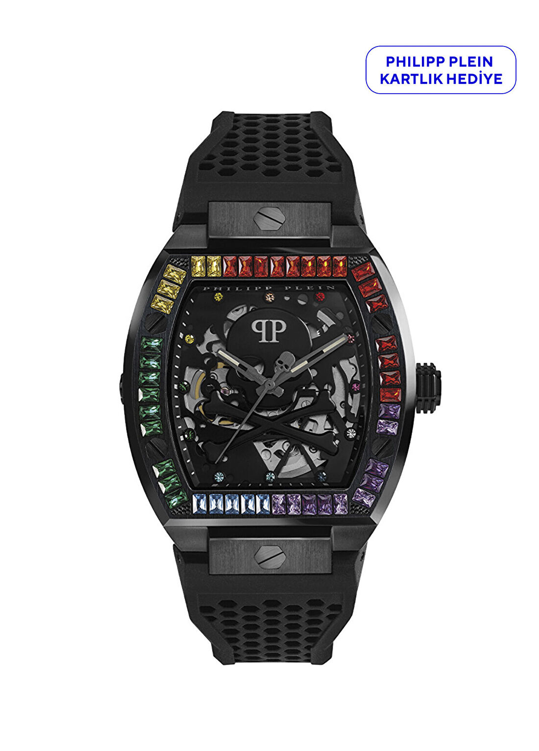 Philipp Plein PWBAA0621 Siyah Erkek Kol Saati