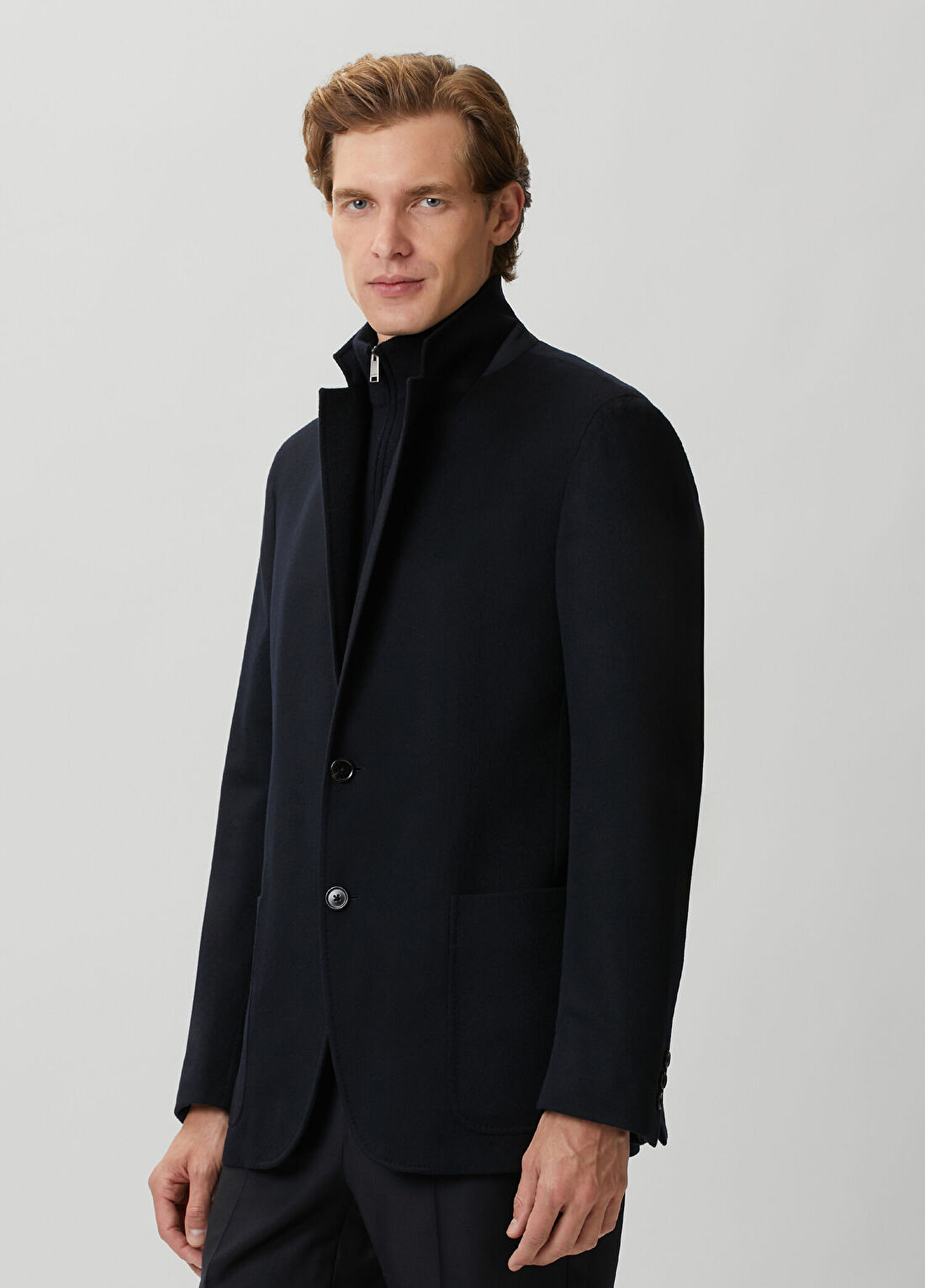 Zegna Lacivert Kaşmir Ceket