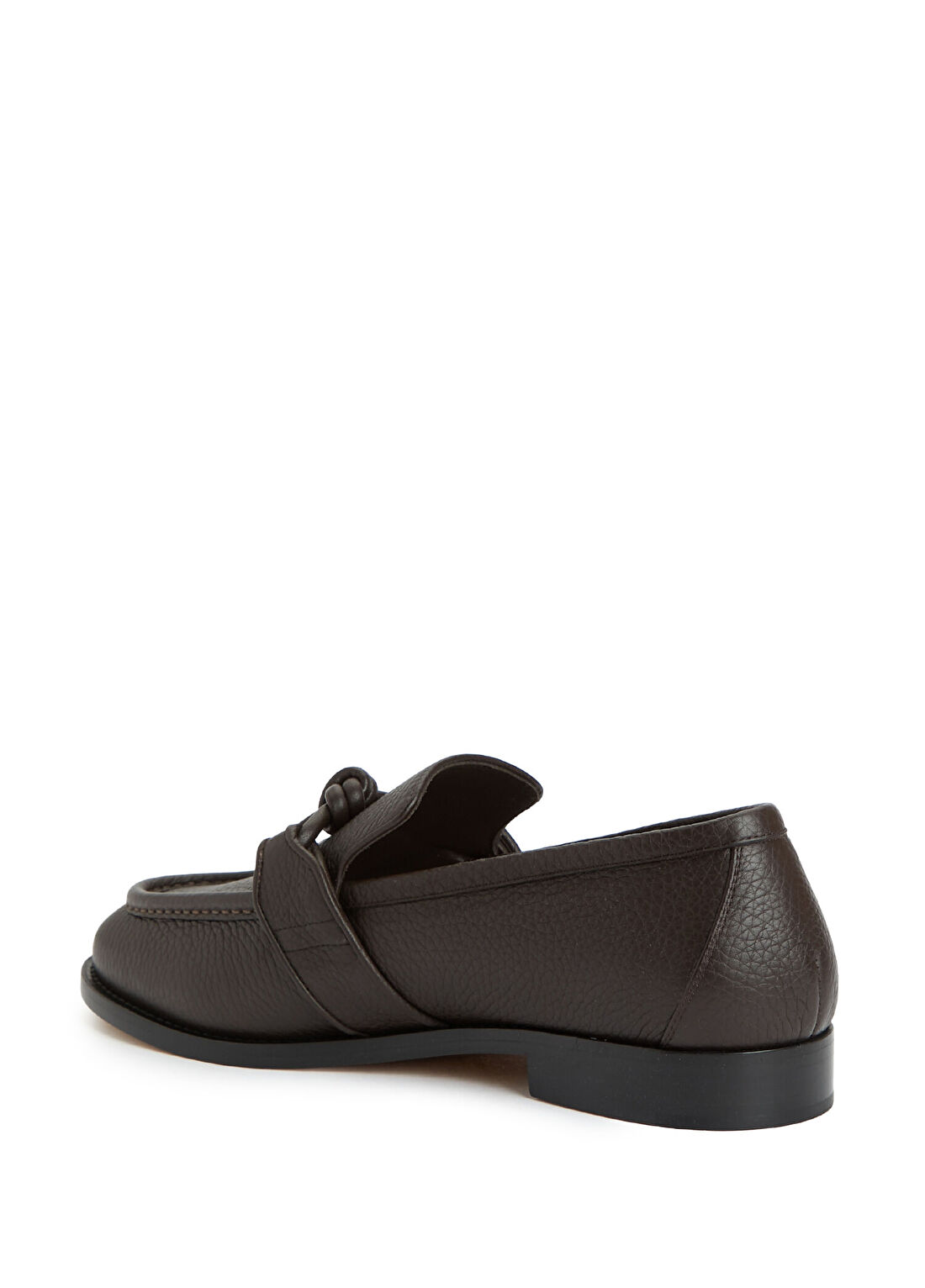 Bottega Veneta Astaire Kahverengi Erkek Deri Loafer görsel 3