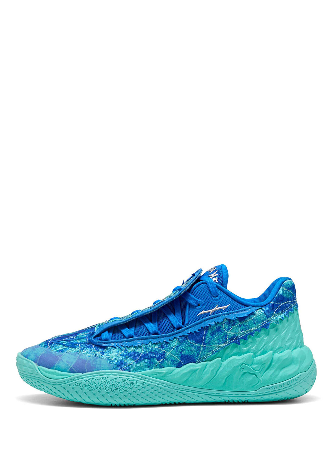 Puma MB.05 Lo Team Ultra Blue Intense Mint Unisex Basketbol Ayakkabısı görsel 3