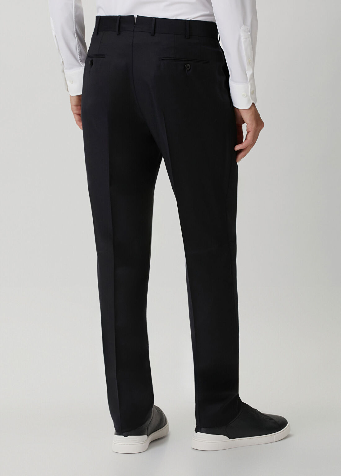 Zegna Siyah Yün Pantolon görsel 3