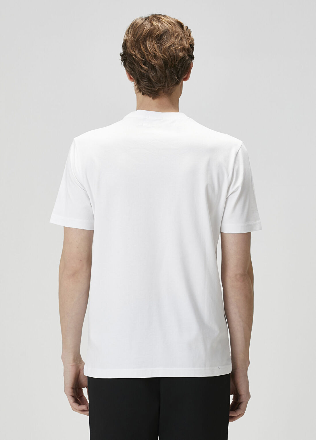 Boss Beyaz T-shirt görsel 4