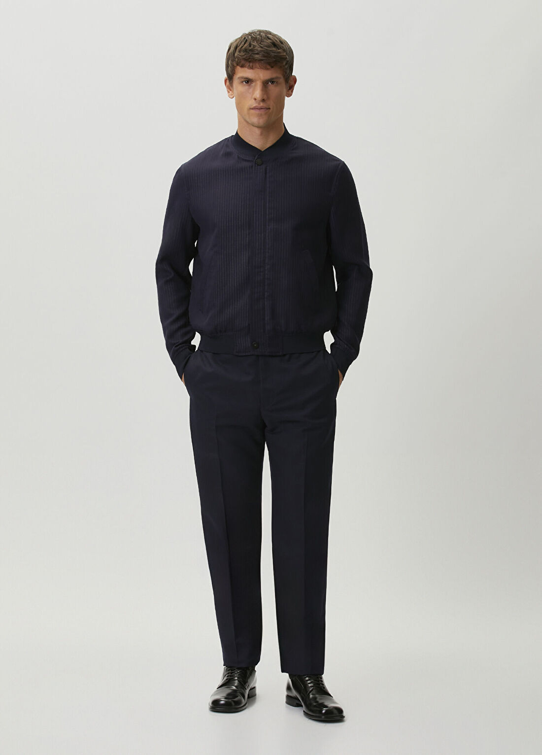 Givenchy Lacivert Yün Pantolon
