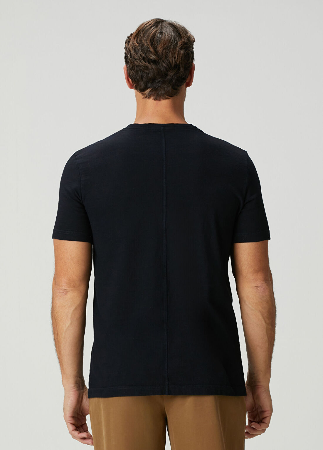 The Row Siyah Basic T-shirt görsel 4