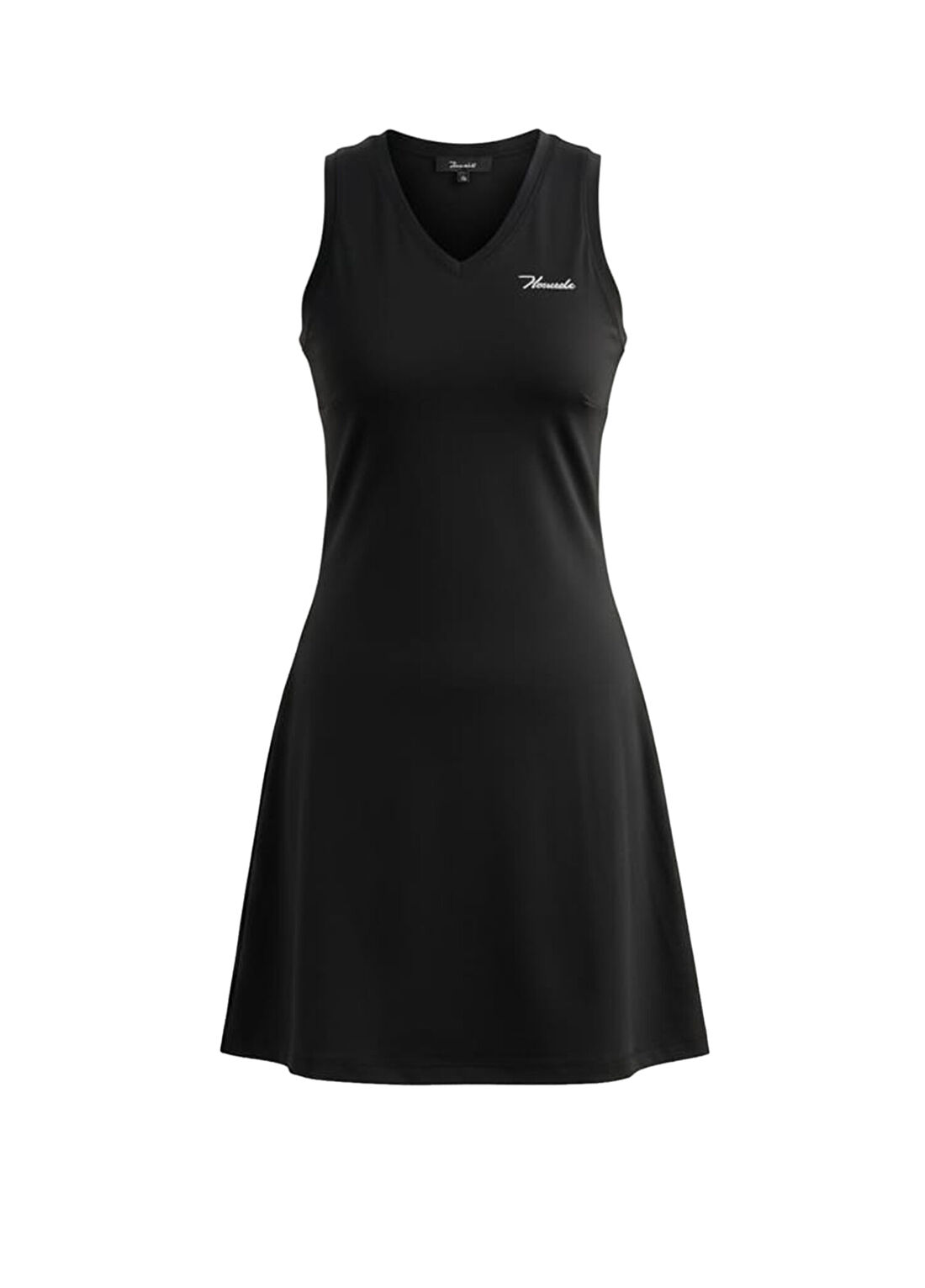 Macade Golf Black Plated Performance Siyah Kadın Golf Elbisesi