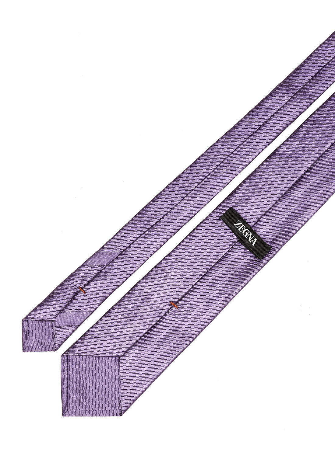 Zegna Mor İpek Kravat görsel 2