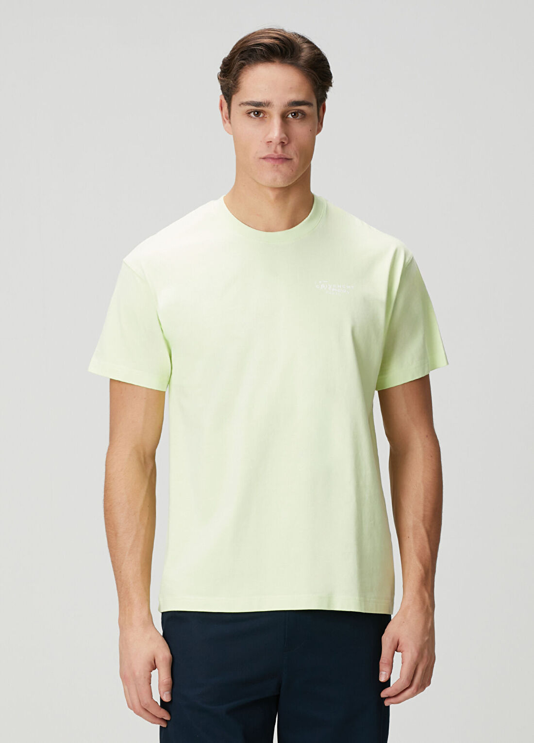 Givenchy Açık Yeşil Logo Baskılı T-shirt