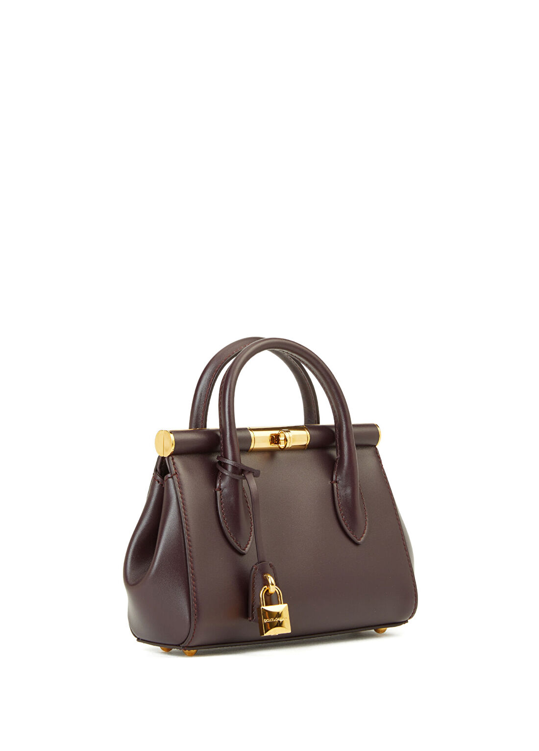 Dolce&Gabbana Marlene Mini Mürdüm Kadın Deri Çanta görsel 3
