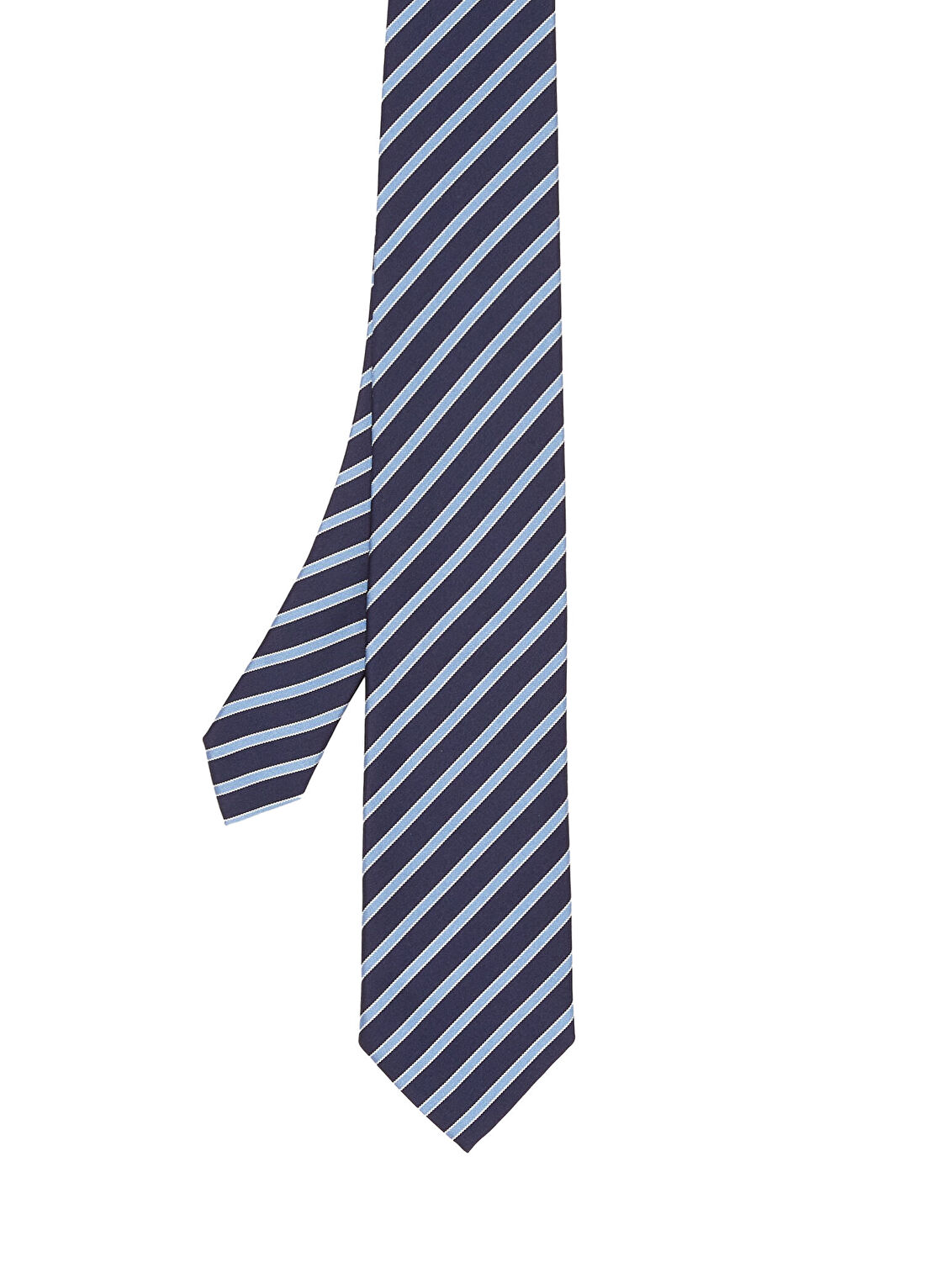Zegna Lacivert İpek Kravat