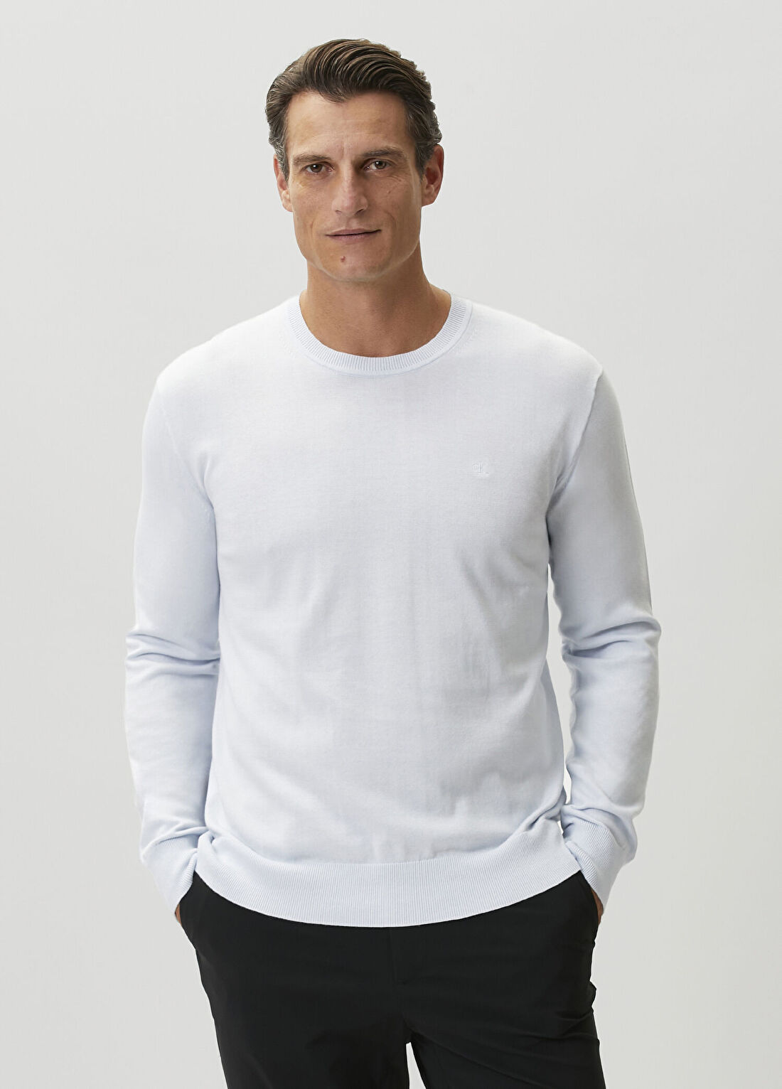 Calvin Klein Supima Mavi Triko