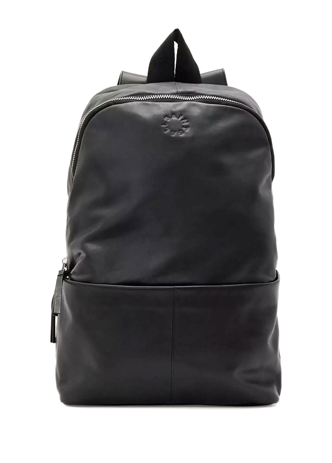 AllSaints Finn Siyah Erkek Deri Sırt Çantası