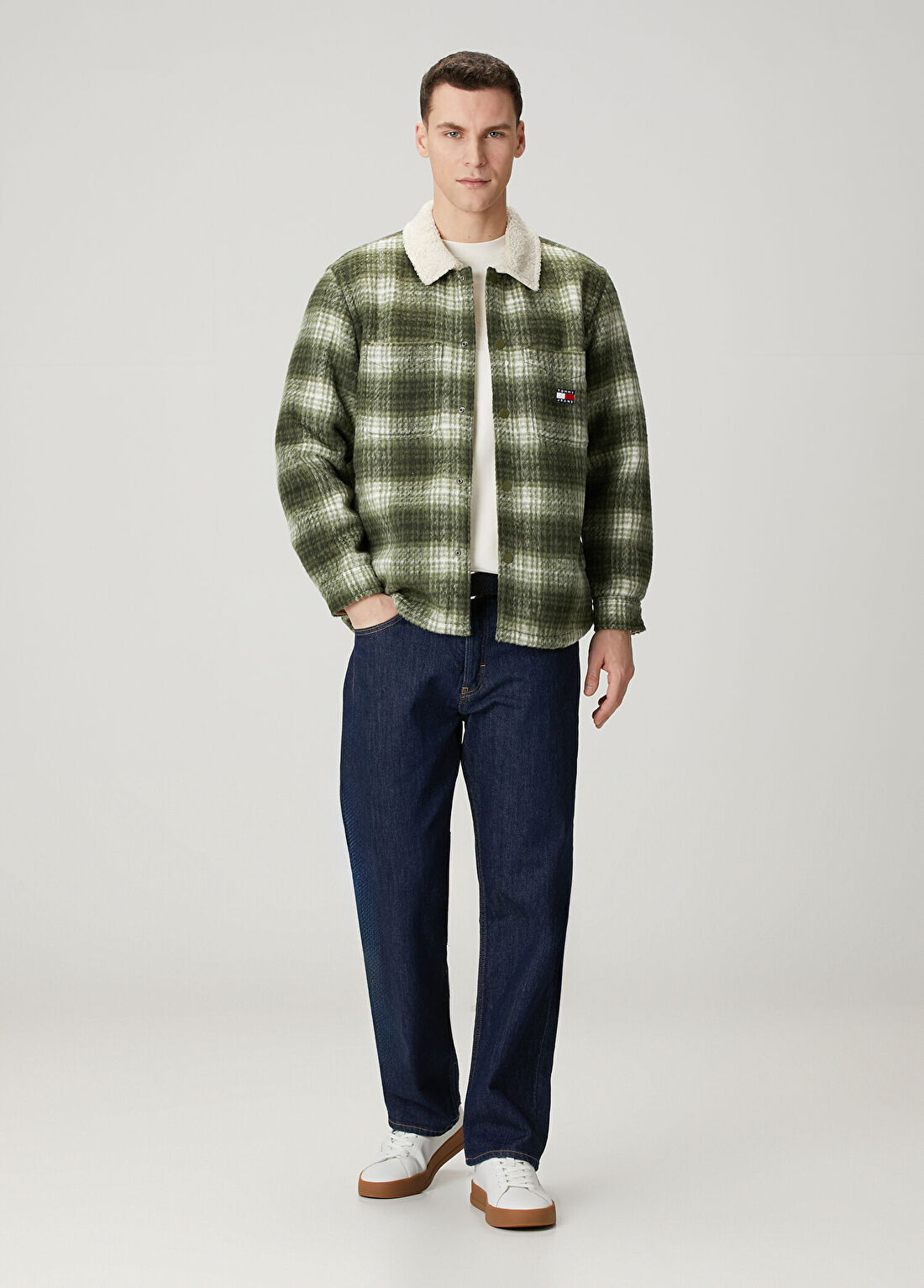 Tommy Hilfiger Sarı Logo Nakışlı Sweatshirt görsel 2