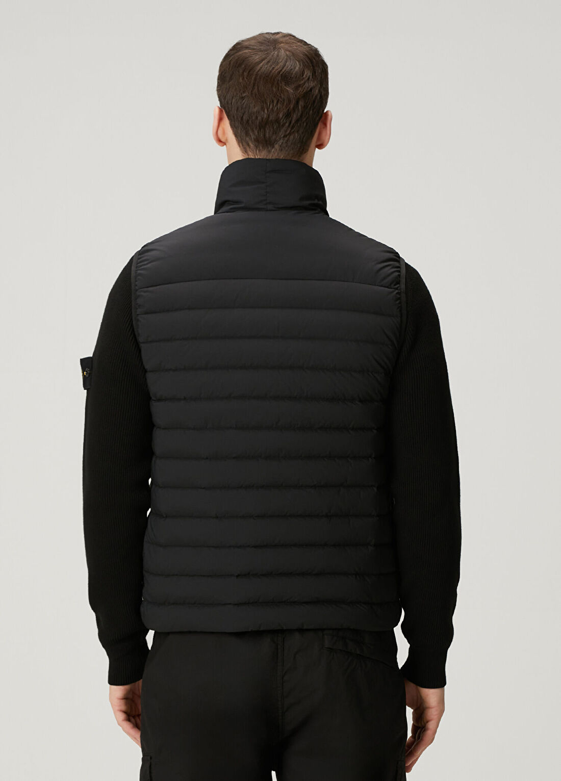Stone Island Siyah Puff Yelek görsel 4