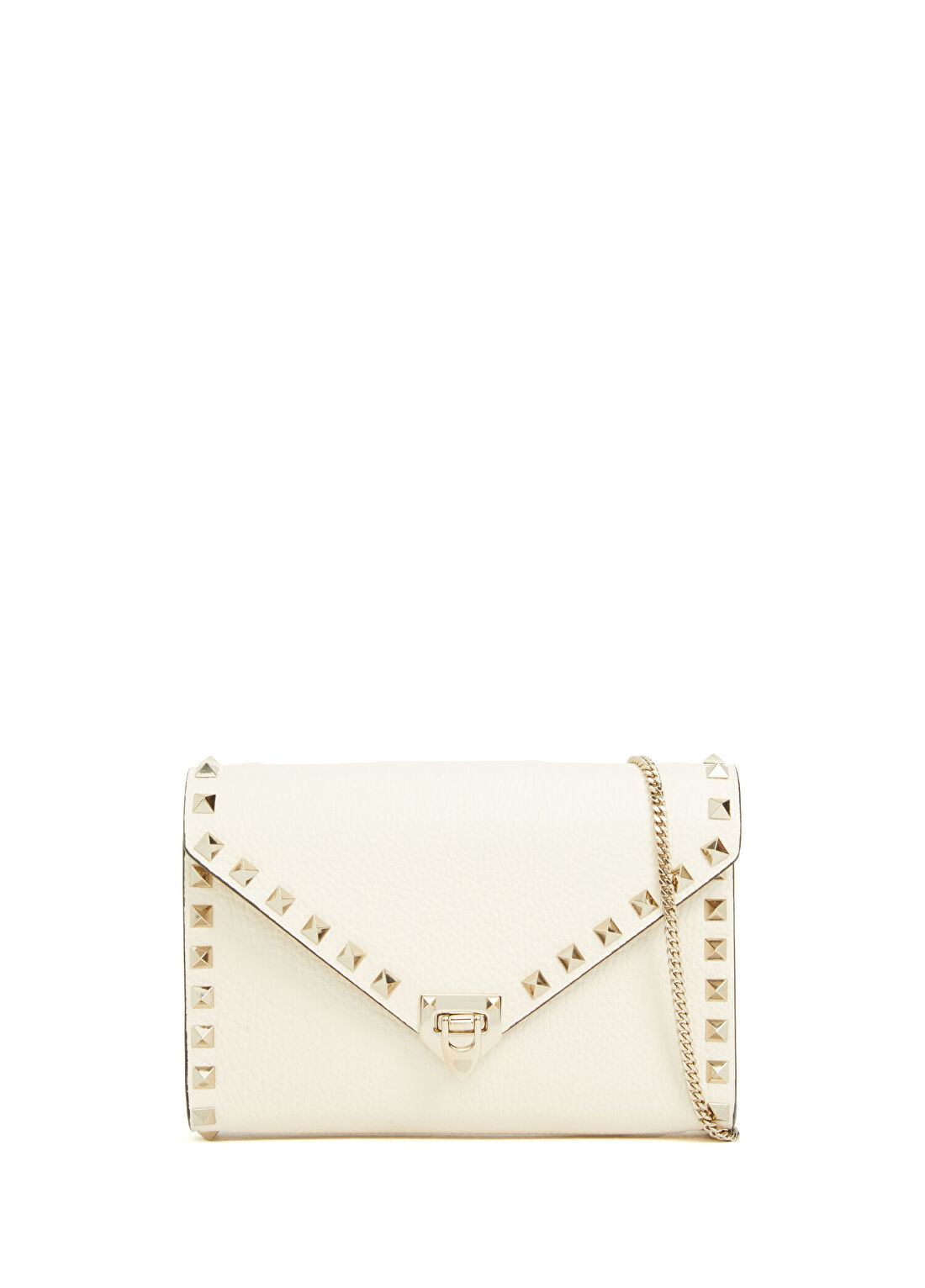 Valentino Garavani Rockstud Mini Ekru Kadın Deri Çanta