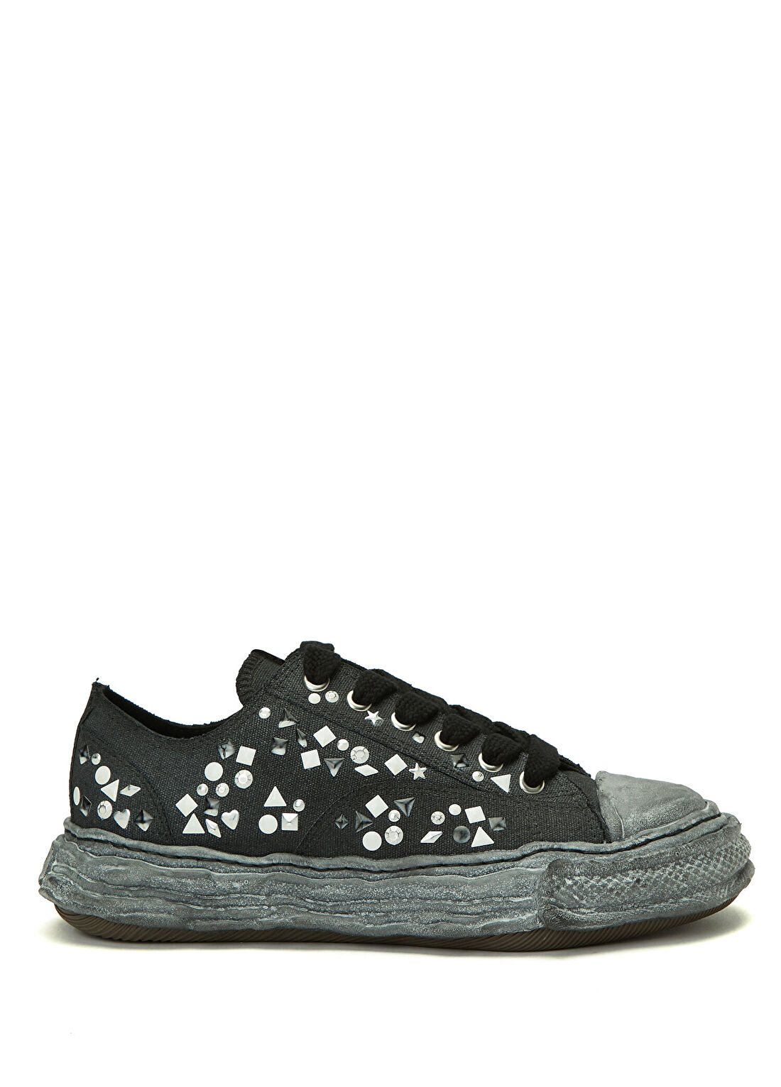 Maison Mihara Yasuhiro Peterson23 Siyah Erkek Kanvas Sneaker