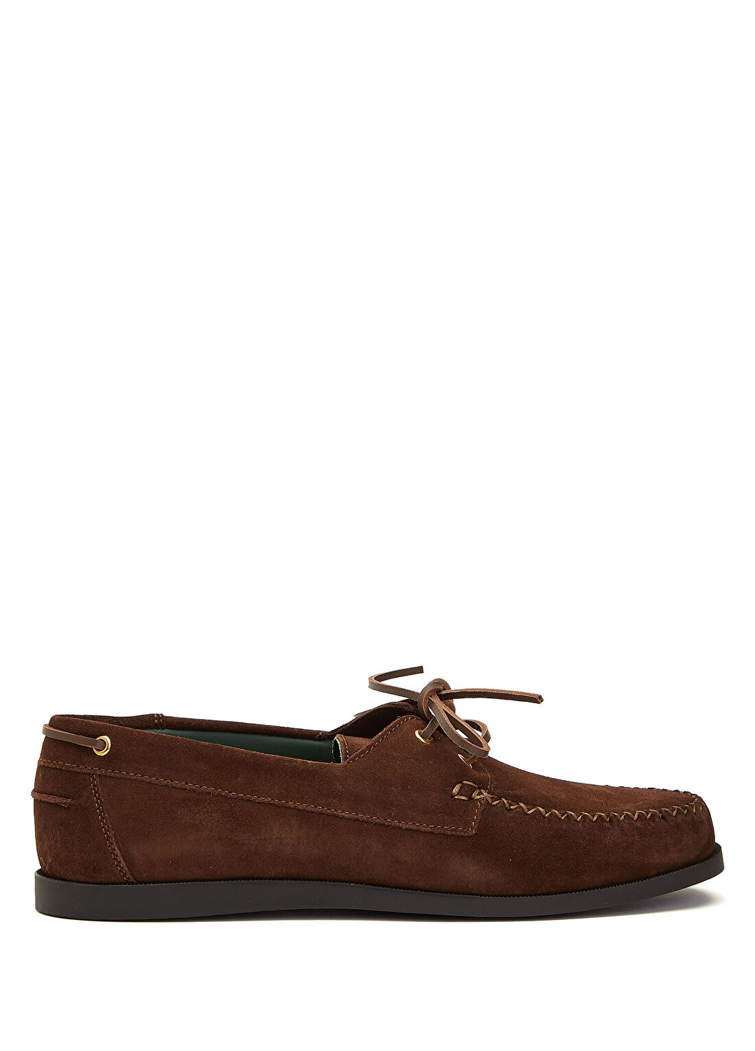 Vinny's Koyu Kahverengi Erkek Süet Loafer