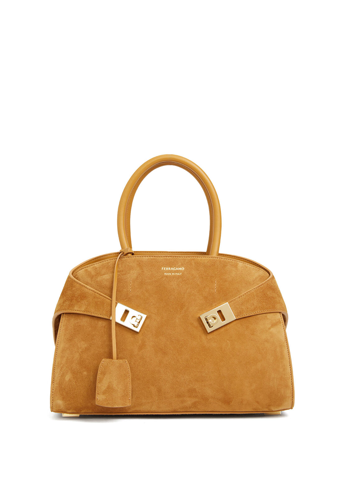 Ferragamo Hug Taba Kadın Süet Çanta
