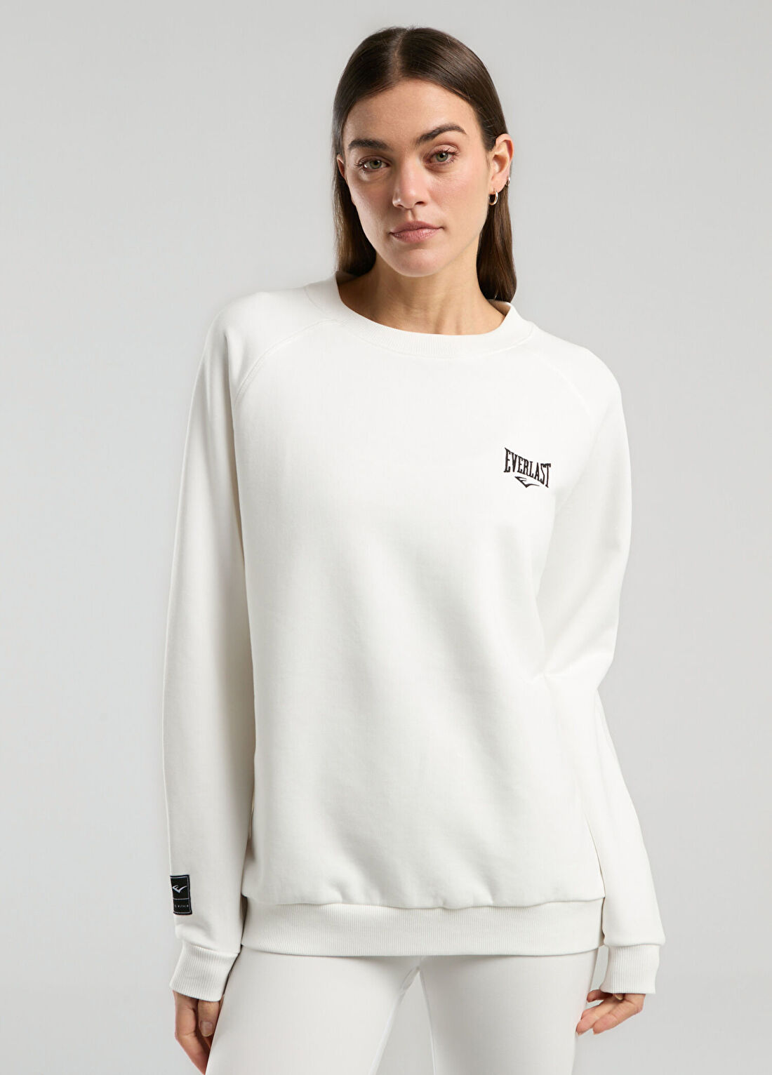 Everlast Ever Essentials Beyaz Kadın Sweatshirt